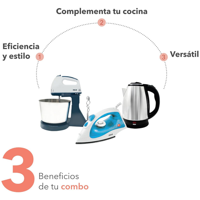 Combo Hogar con Batidora de 5 Velocidades, Plan... image number null
