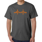 Camiseta Word Art Para Hombre - Puente de San Francisco - Gris