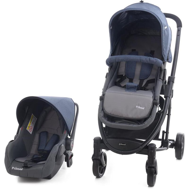 CARRIOLA CON SISTEMA VIAJE PRINSEL CON PORTABEB... image number null