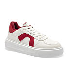 Lycht tenis para mujer blanco rojo cod 140595-E