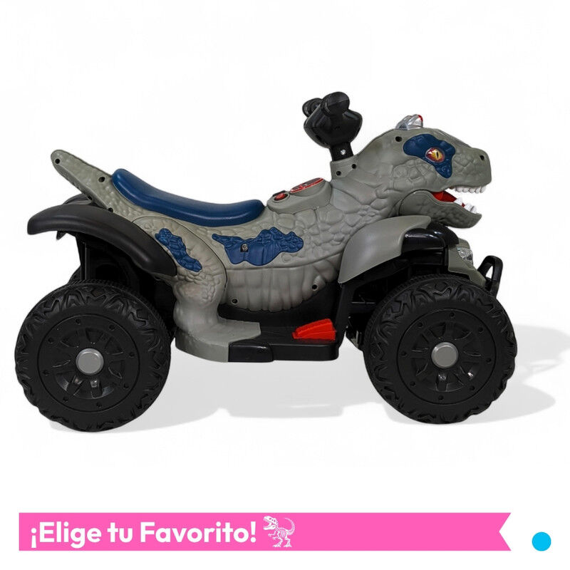 Cuatrimoto El&eacute;ctrica Infantil D/ Dinosaurio TEK... image number null