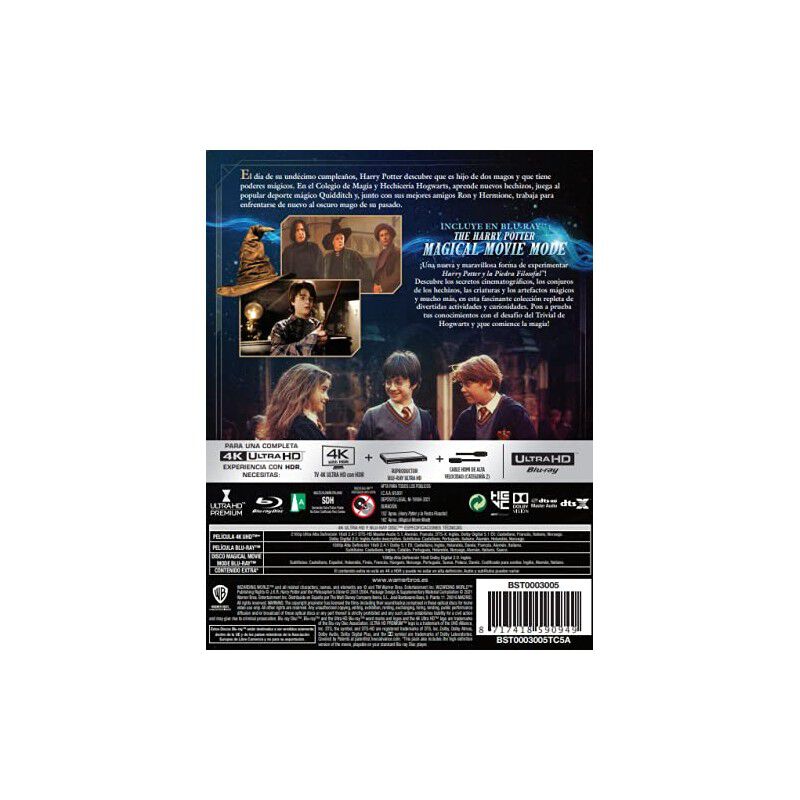 Harry Potter Y La Piedra Filosofal Steelbook + ... image number null