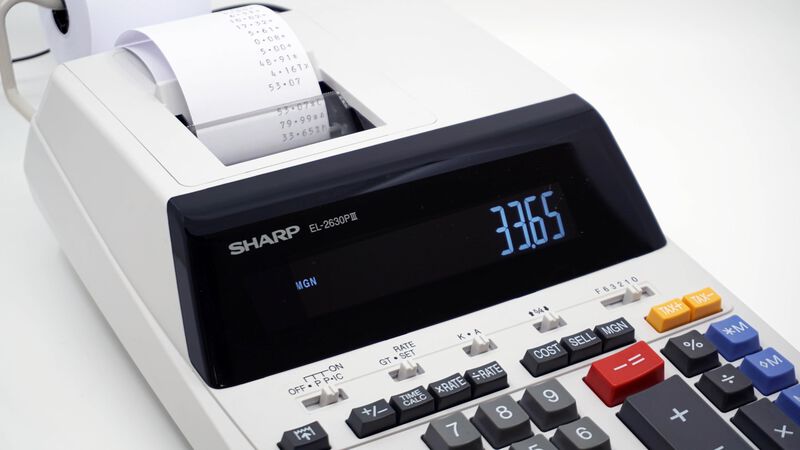 Calculadora De Impresi&oacute;n Sharp El-2630piii De 1... image number null