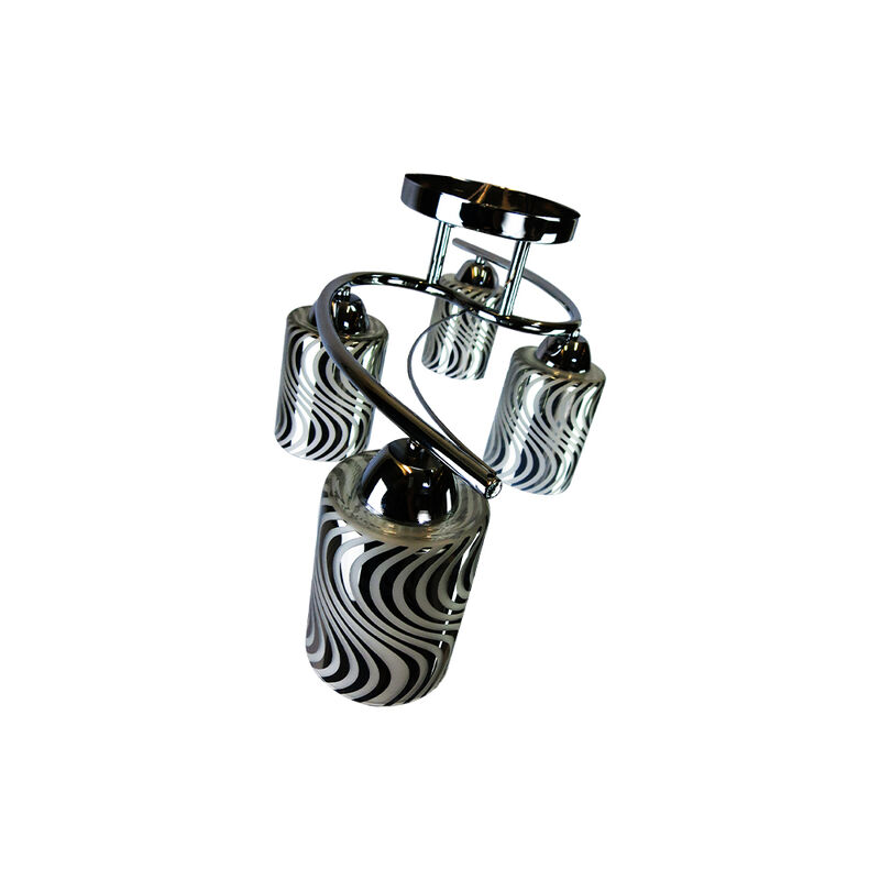 L&aacute;mpara de techo Rocco 004 Cromo Mil Luces image number null