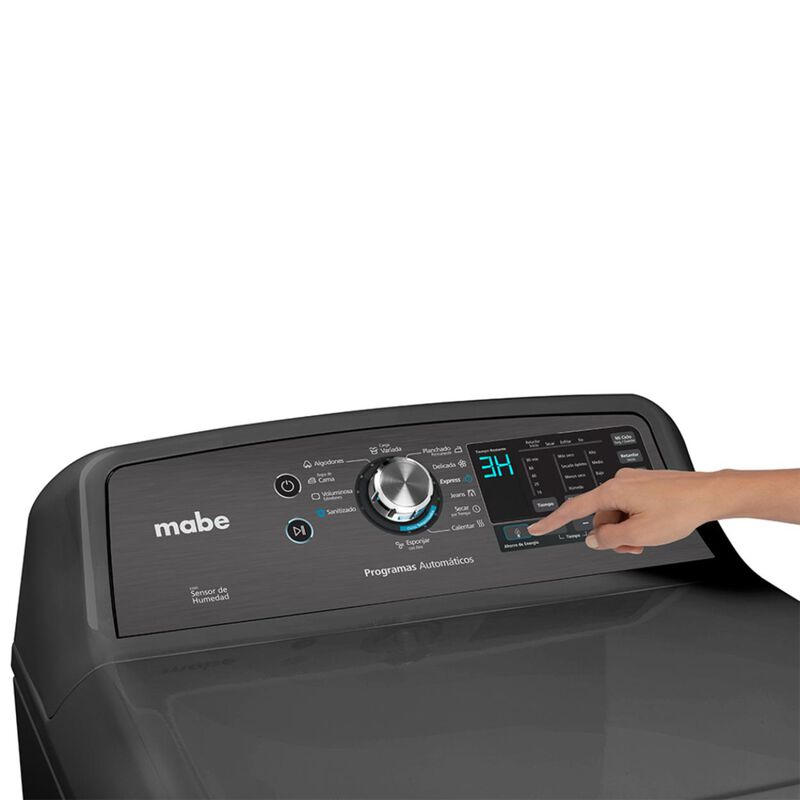 Secadora A Gas Mabe 25kg Negro Smg17s8msdab image number null
