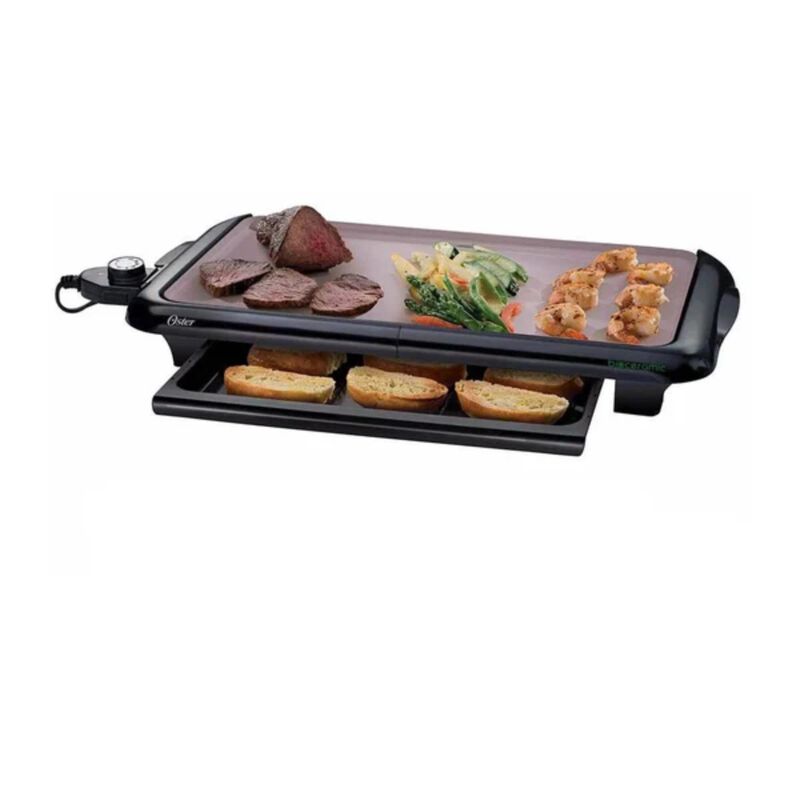 Plancha El&eacute;ctrica Para Asar Oster Bioceramic Ne... image number null