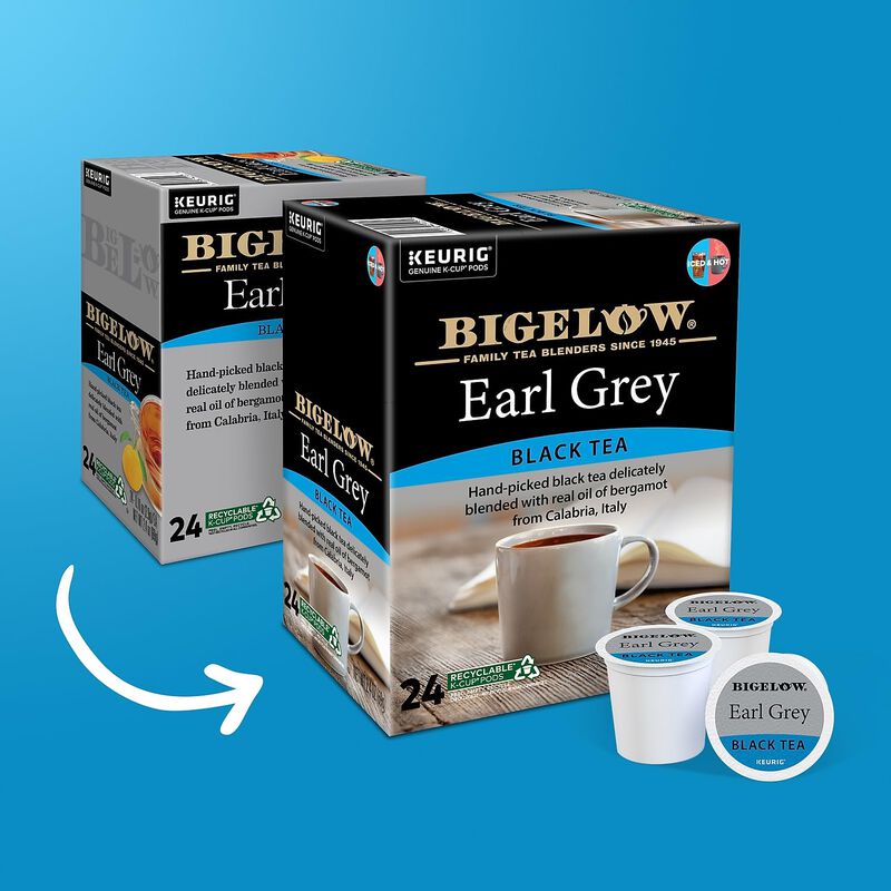 T&eacute; Bigelow Earl Grey En C&aacute;psulas K-cup 24 Unida... image number null