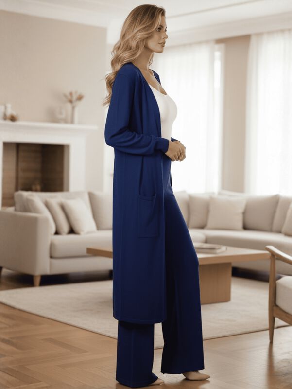 Conjunto Dama Pantal&oacute;n y C&aacute;rdigan Conj-081 Mari... image number null