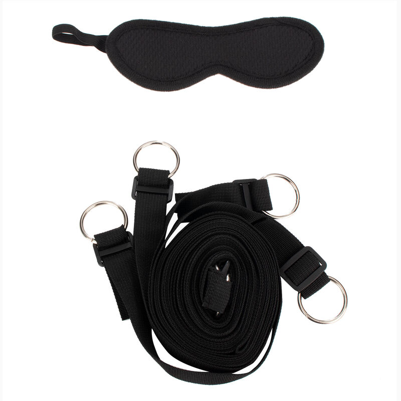 SET JUEGO DE RESTRICCIONES COLOR NEGRO TUTIFRUT... image number null