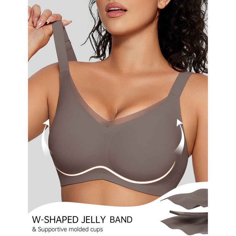 Sujetador Sin Aros OEAK Wireless Jelly Talla Gr... image number null