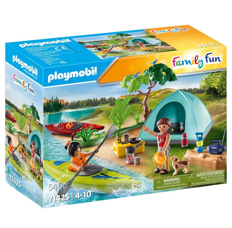 Toy Playmobil Para Acampar Con Kayaks Para Ni&ntilde;o... image number null