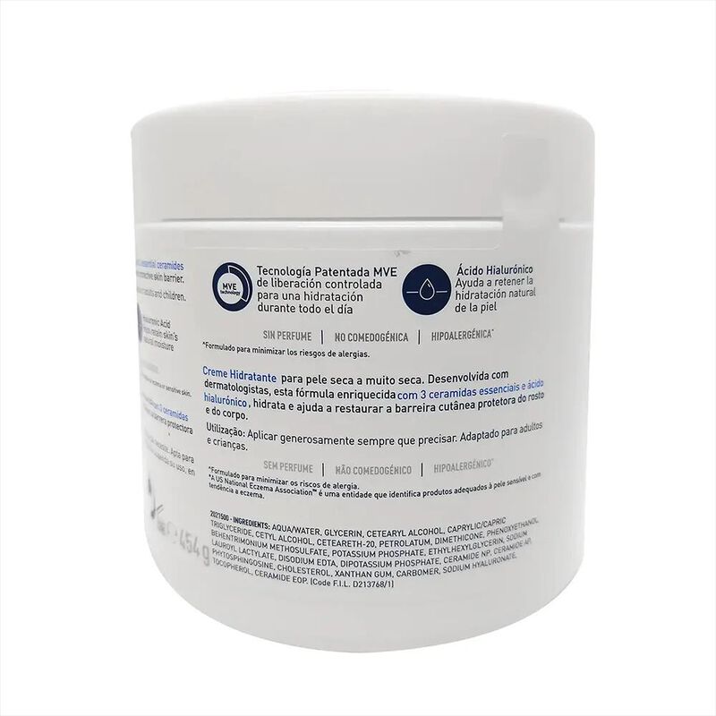 Cerave Crema Hidratante- 454 Gramos image number null