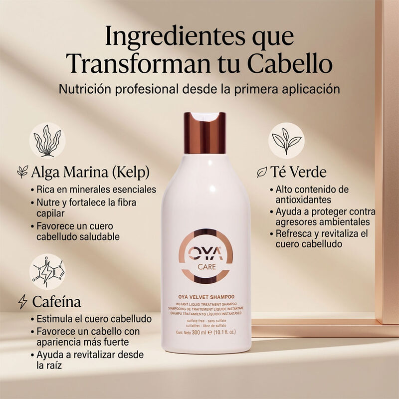 Oya Velvet Shampoo Profesional 300 Ml Sin Sulfa... image number null