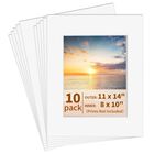 Paspart&uacute;s Yeestone 11x14 Para Foto 8x10 &ndash; Pack De 10