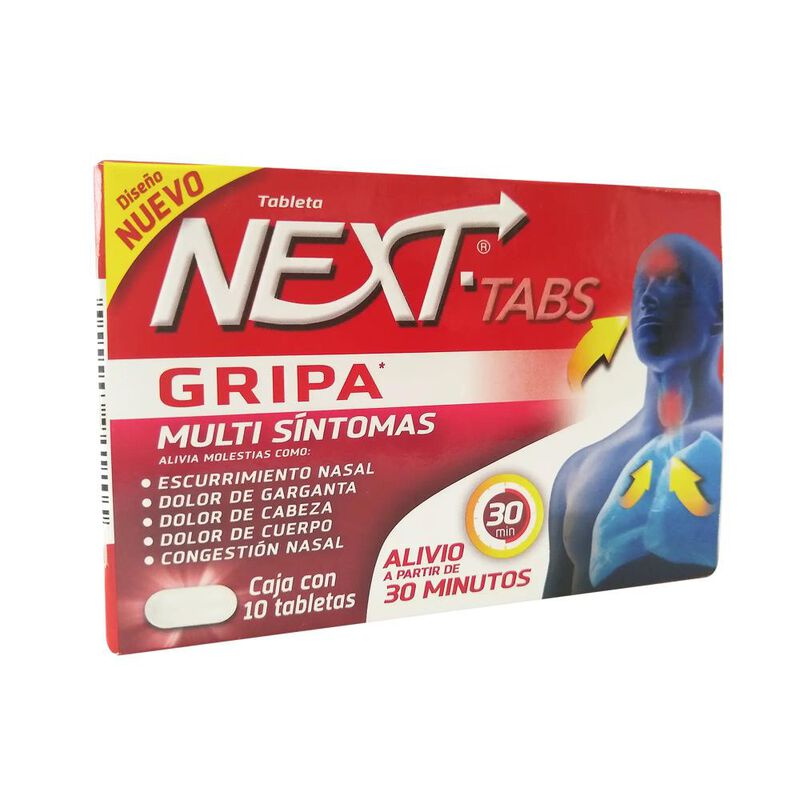 Next-tabs 500/25/5/4 Mg 10 Tableta(s) image number null