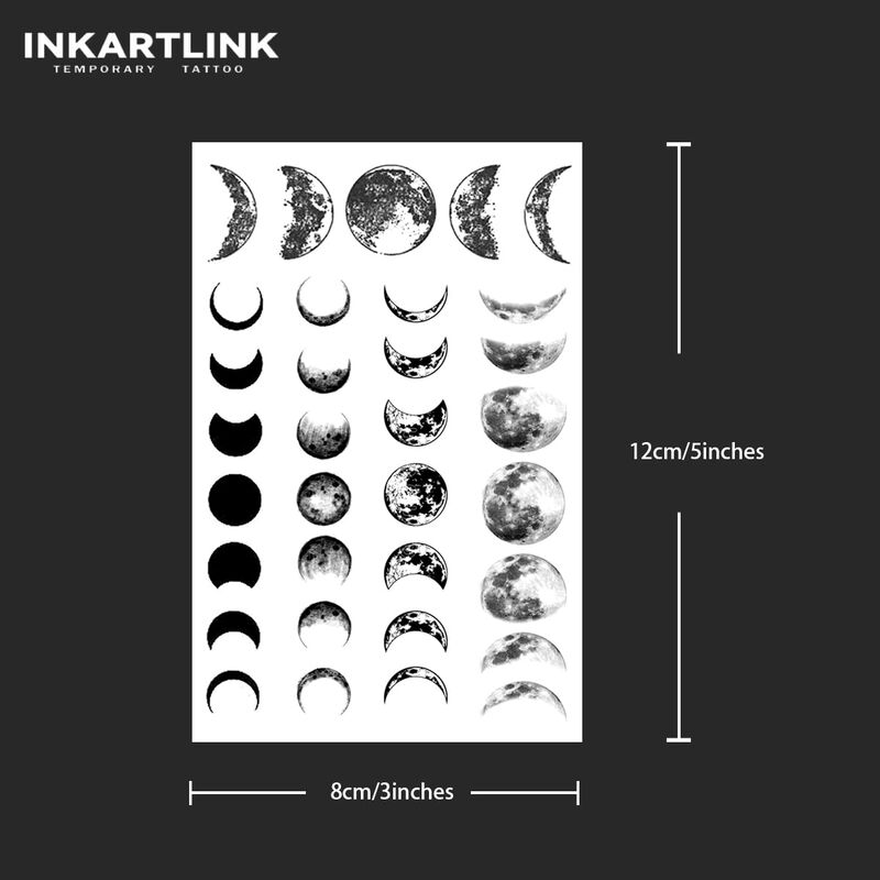 Tatuajes Temporales Inkartlink - 2 Hojas Con As... image number null