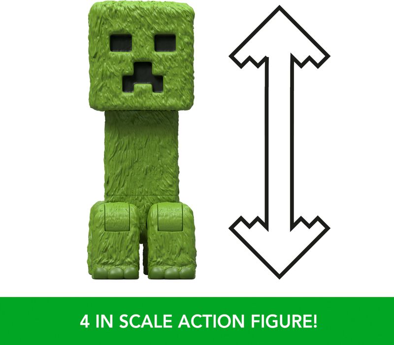 Set De Figuras De Acci&oacute;n Mattel Minecraft Creep... image number null