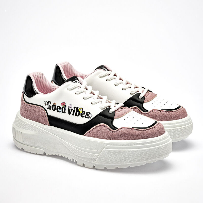 Yuyin tenis para mujer blanco rosa negro cod 14... image number null
