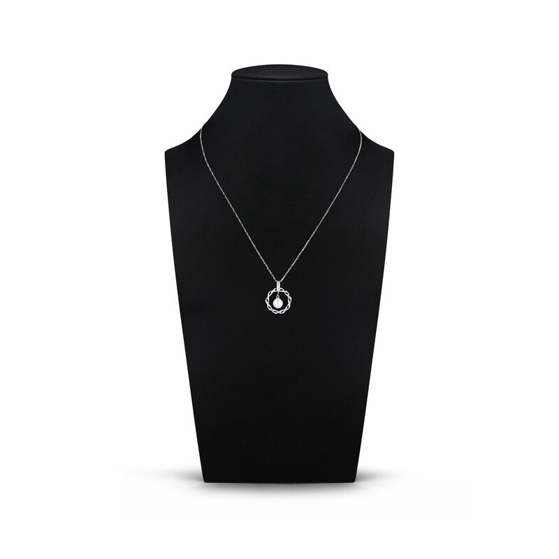 Dije Oro Blanco 14k Con Perla | Bizzarro image number null
