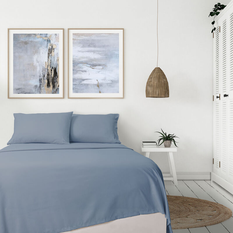 Juego de Sábanas Individual Sumie Azul image number null