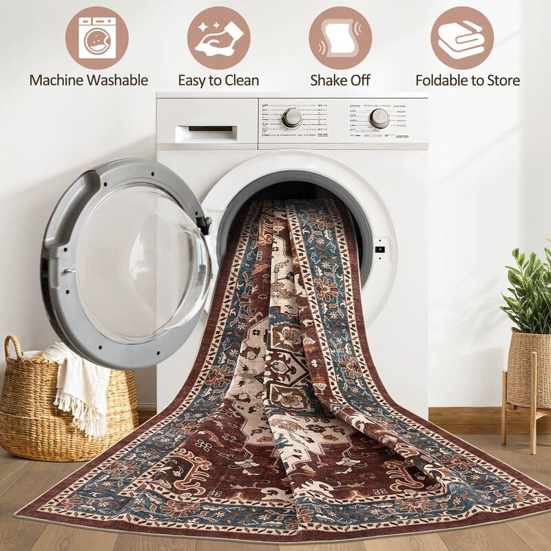 Alfombra Loongrug 274 cm &times; 305 cm Lavable Estil... image number null