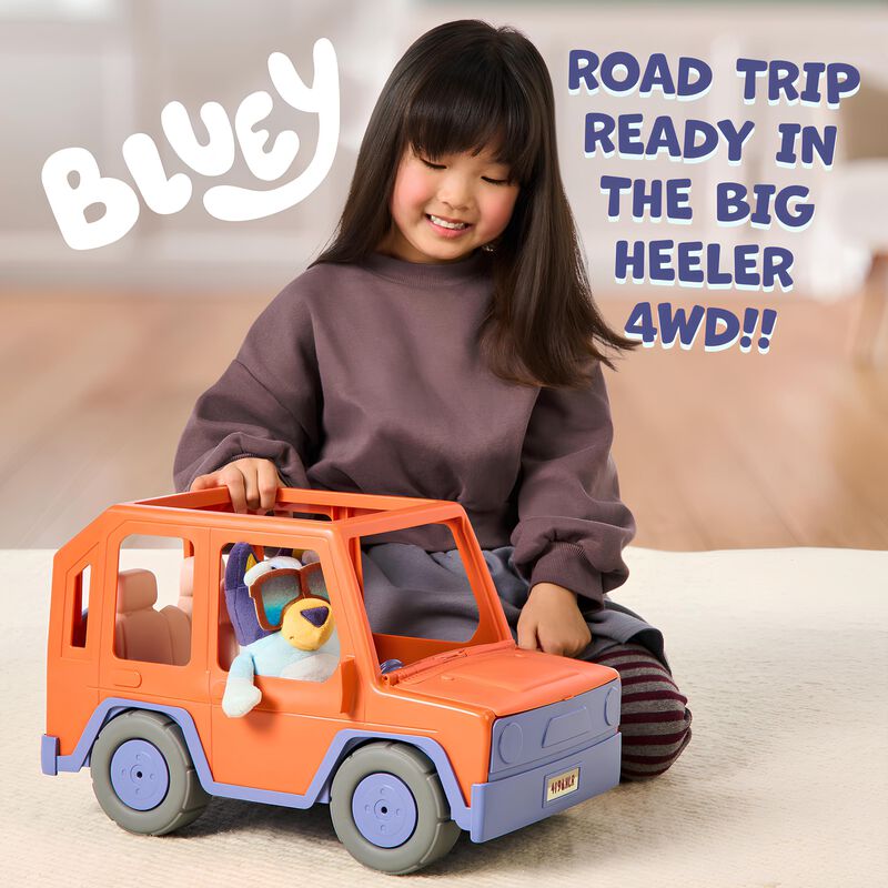 Coche De Juguete Bluey Big Heeler 4wd Big Car I... image number null