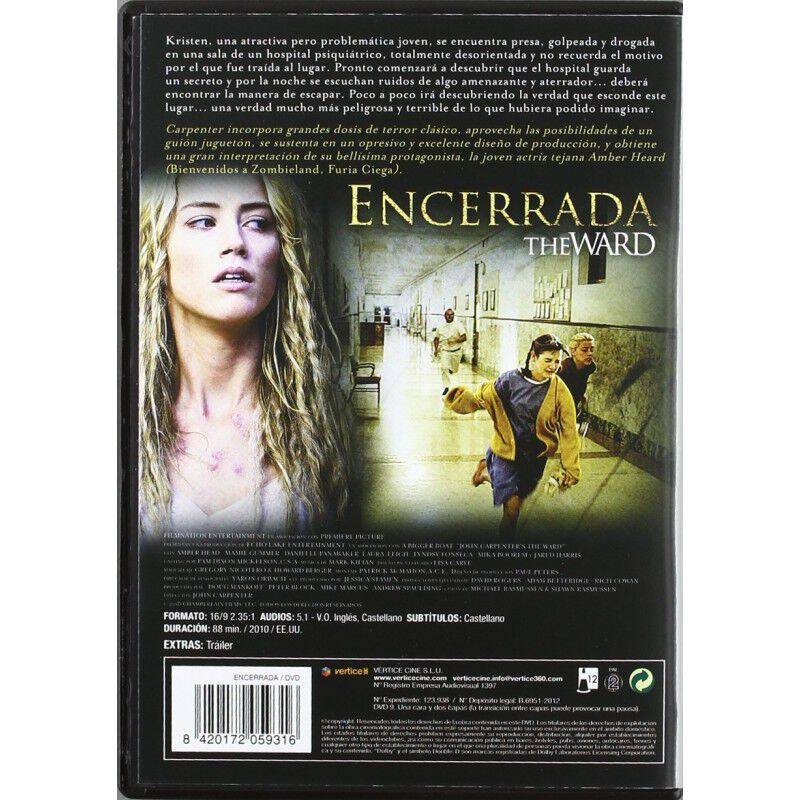 Encerrada (the Ward) (dvd) image number null