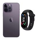 iPhone 14 Pro Max 128GB Morado E-SIM Reacondicionado + Brasalete Genérico