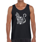 Tank Top Word Art Para Hombre - Garras de Gato - Negro