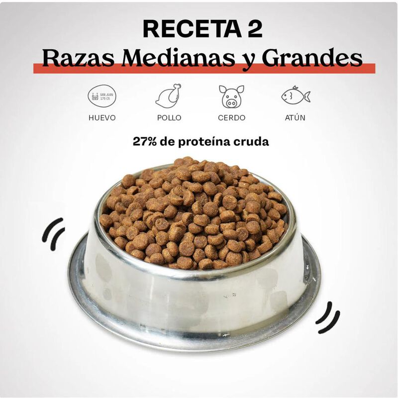 Maka Receta 2 Adulto Raza Mediana Grande 8 Kg,,... image number null