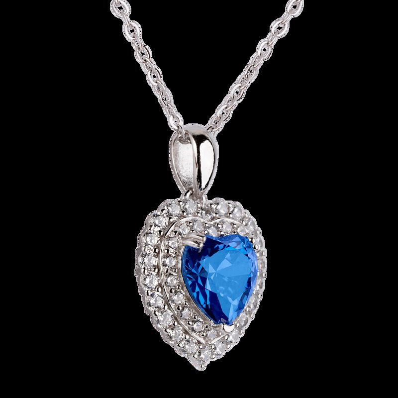 Collar Zaria LuckyLy Plata .925 con Zirconia C&uacute;... image number null