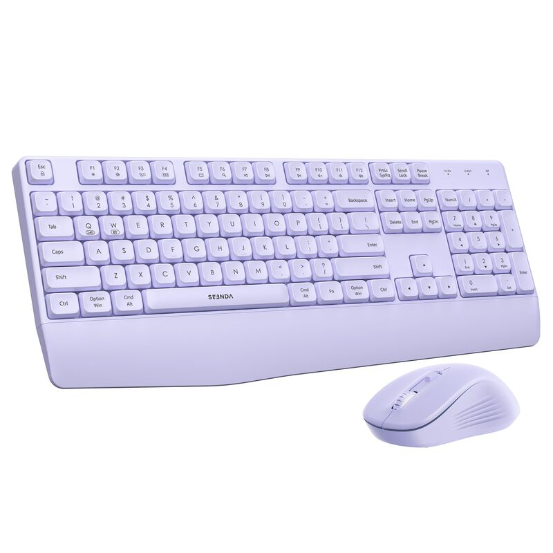 Combo Teclado Y Rat&oacute;n Seenda Inal&aacute;mbrico Blueto... image number null