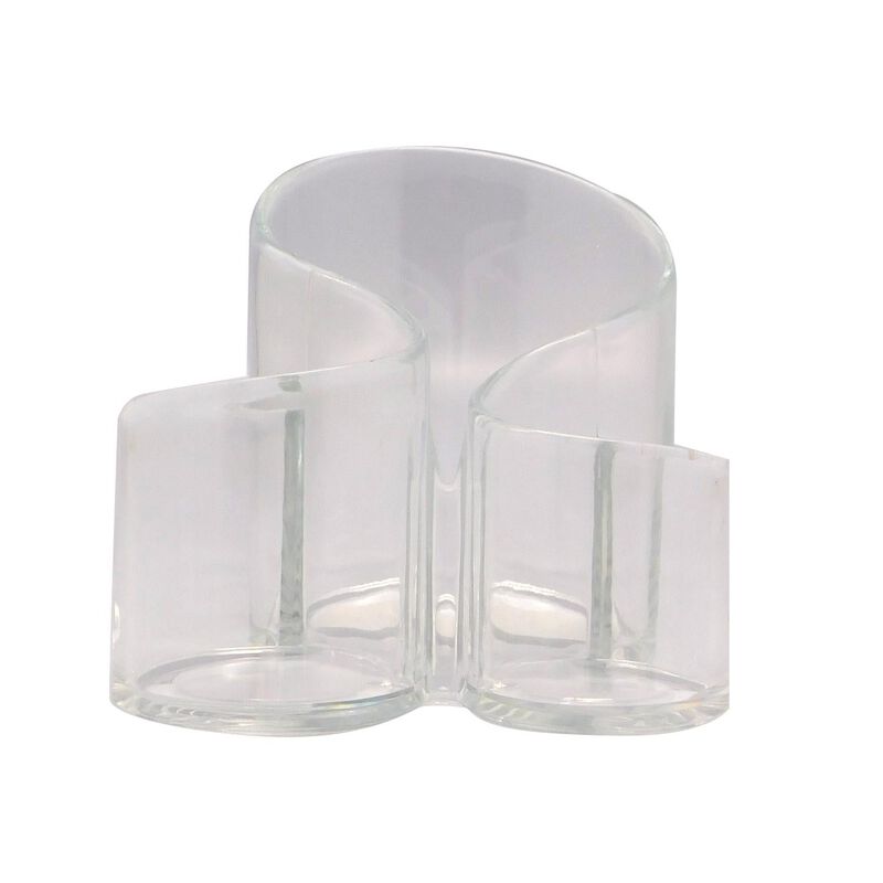 Organizador Transparente Circular con 3 Divisio... image number null