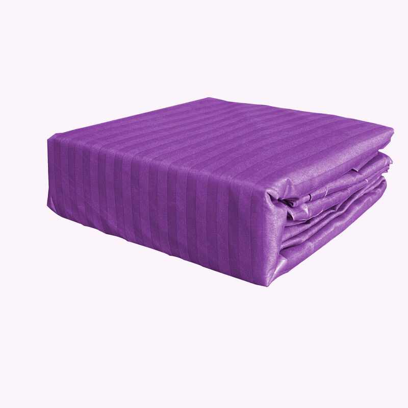 Juego de S&aacute;banas tacto seda KS 4 pzs- Morado image number null
