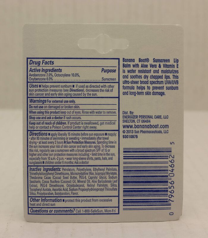 B&aacute;lsamo Labial Banana Boat Sunscreen Spf 45, 4,... image number null