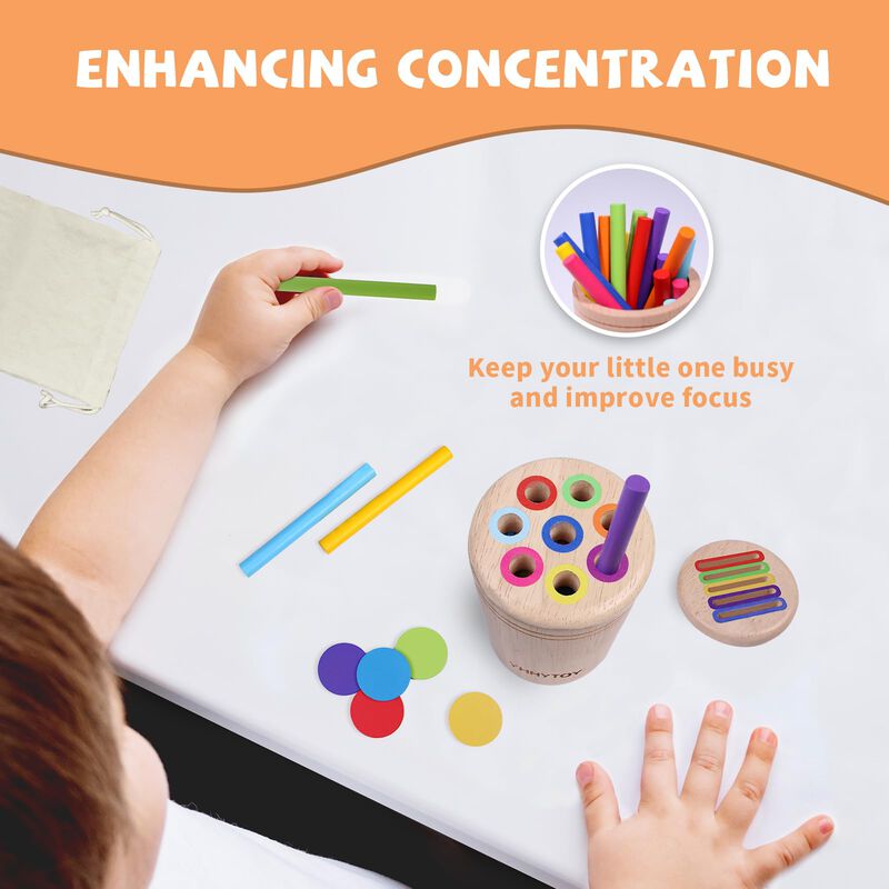 Montessori Toys Yhhytoy Para Ni&ntilde;os Peque&ntilde;os De ... image number null
