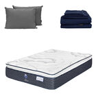 Colch&oacute;n Queen Size Dover + Almohada 2Pack + 1 juego de S&aacute;banas Softy