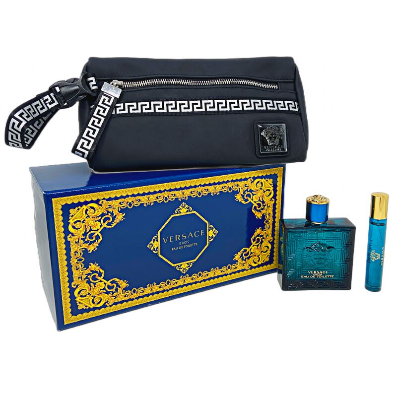 Set Perfume Versace Eros Bag 3 Pz Para Hombre image number null