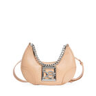 Bolsa Hobo Chica Cadena Chunky Color Nude