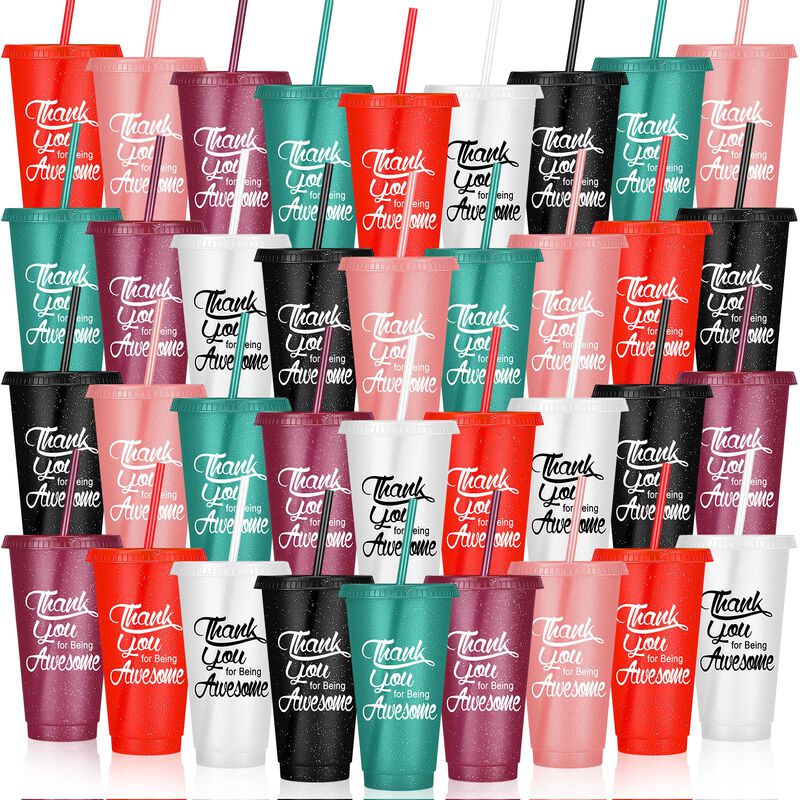 Vasos De Bebida Sieral 36 Piezas 710 ml Con Tap... image number null