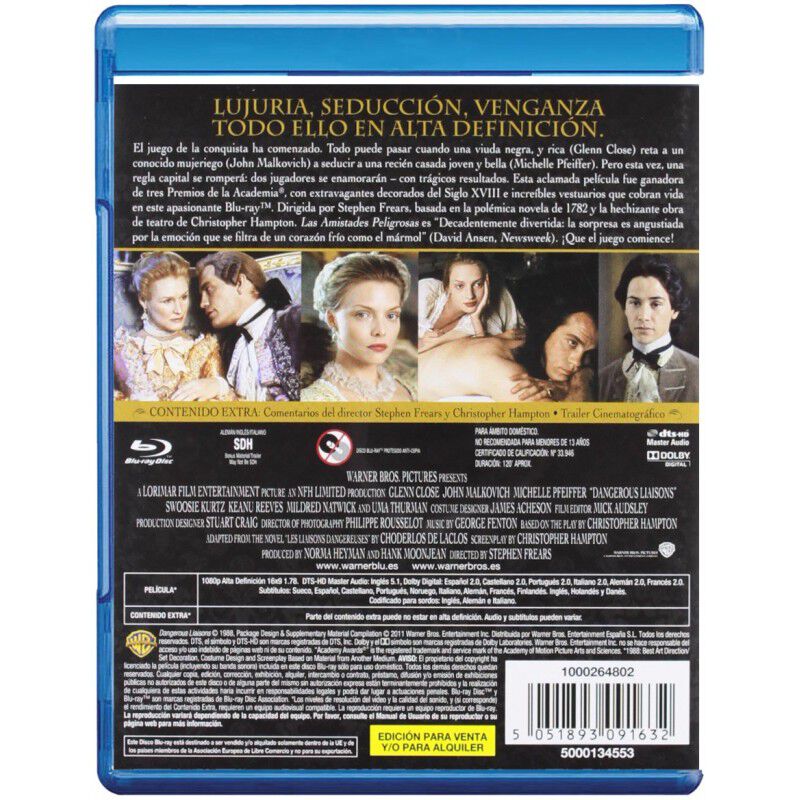 Las Amistades Peligrosas [blu-ray] image number null