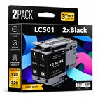 Cartuchos De Tinta Negro Gewoen Lc501 (paquete De 2)