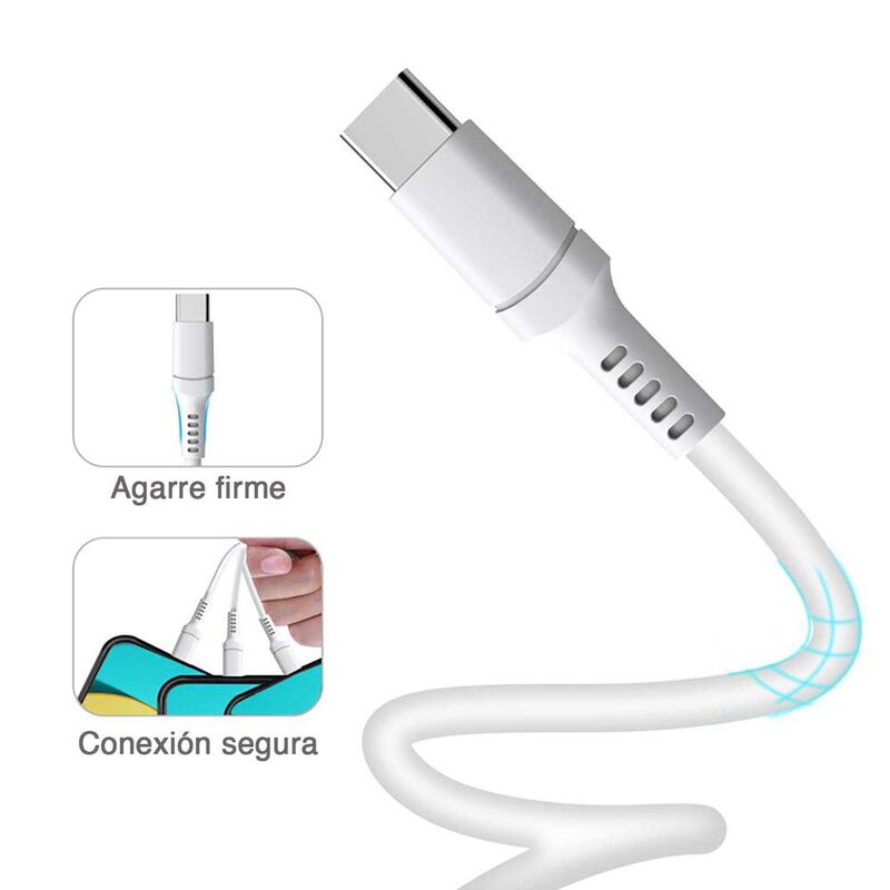 Cargador r&aacute;pido MYBAT 22W Universal con cable U... image number null