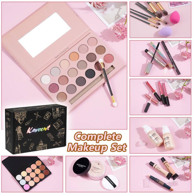 Set De Maquillaje Kavcent Para Mujer Con Paleta... image number null