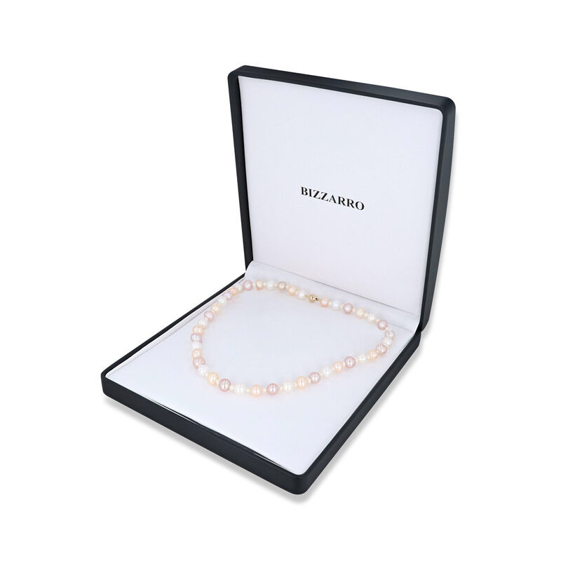 Collar Oro Amarillo 14k Con Perlas Multicolor |... image number null