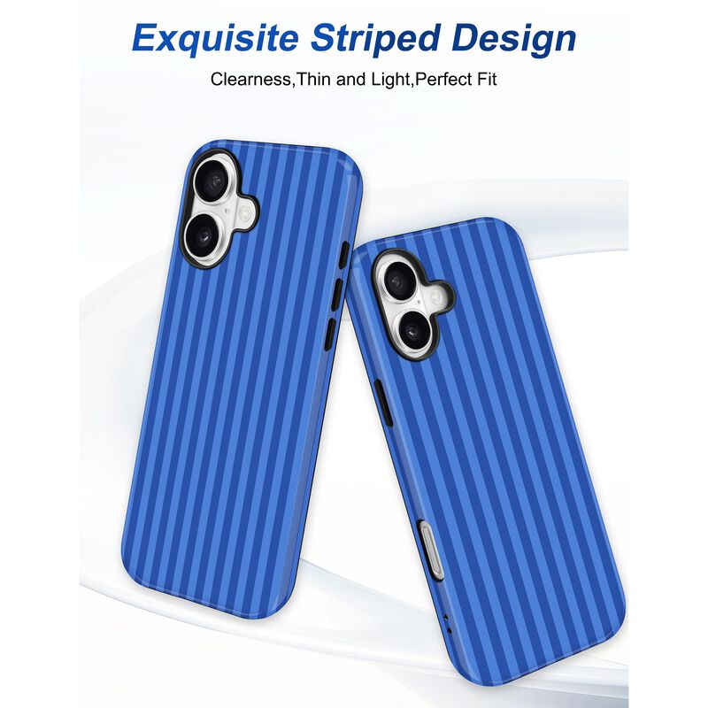 Funda Magn&eacute;tica a Rayas Aitipy para iPhone 16 A... image number null