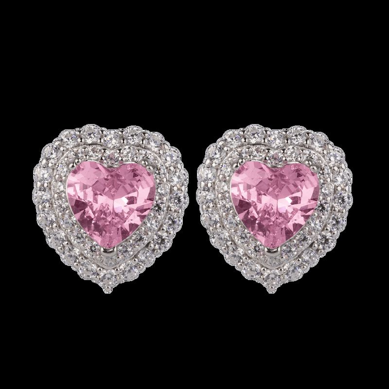 Aretes Zaria LuckyLy Plata .925 con Zirconia C&uacute;... image number null
