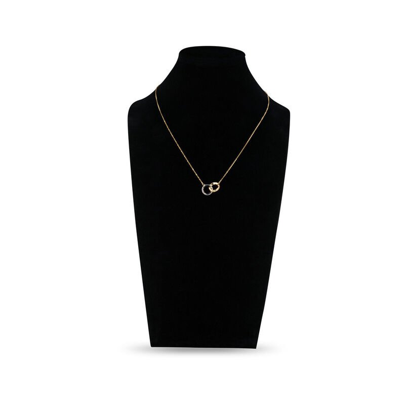 Gargantilla Bicolor Oro 10k Con Zirconias | Joy... image number null