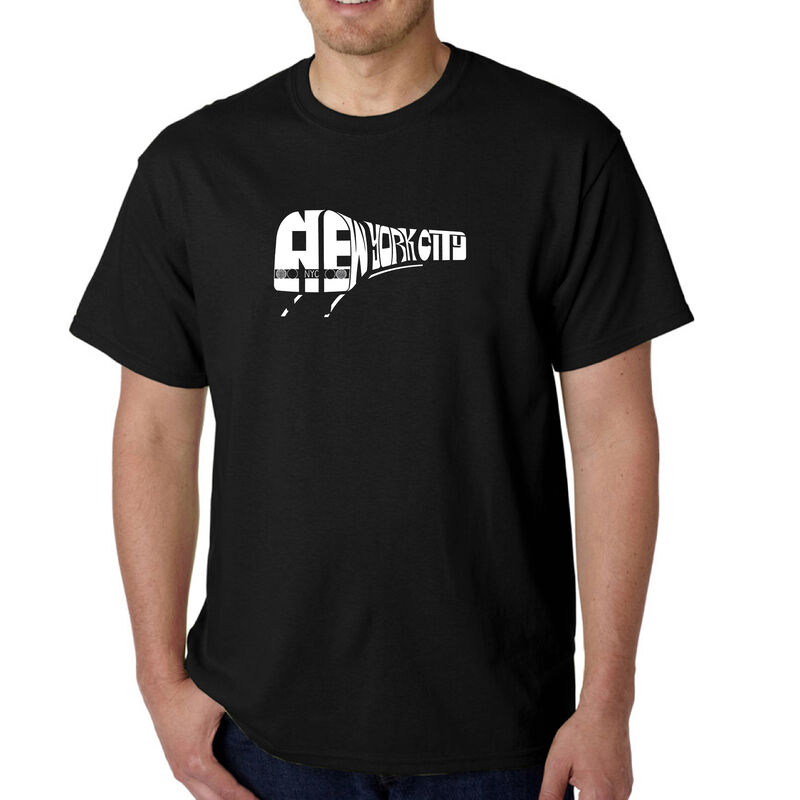 Camiseta Word Art Para Hombre - Metro de Nueva ... image number null