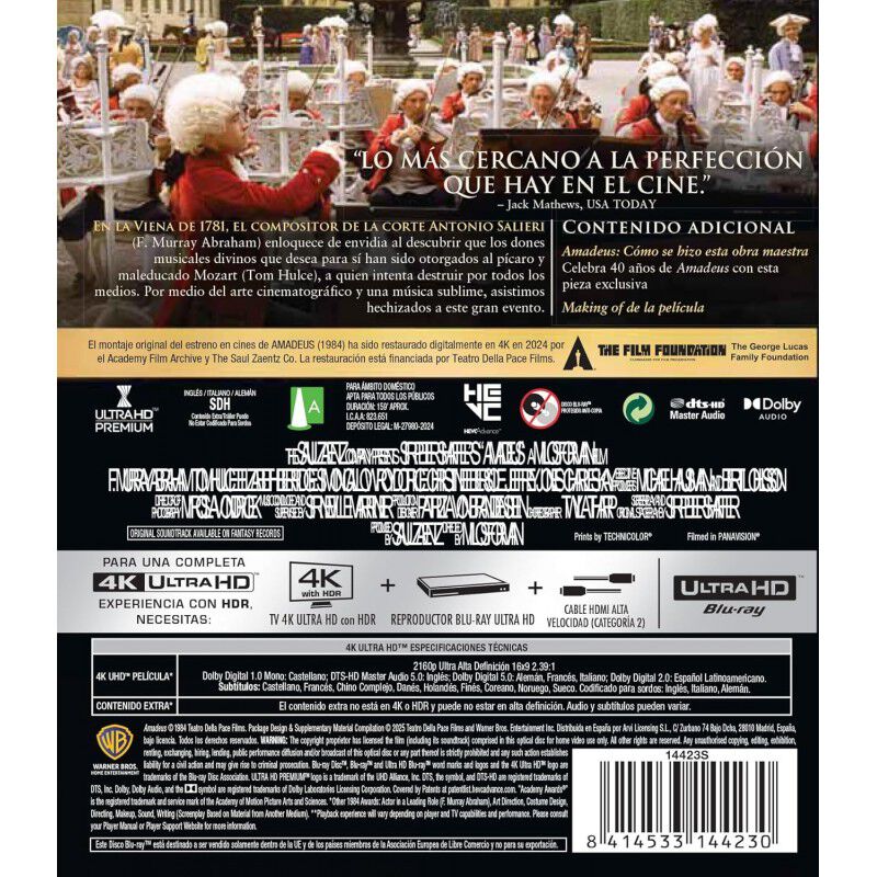 Amadeus [4K UHD] (1984) image number null